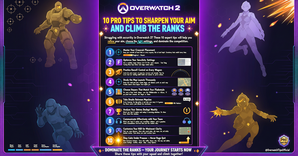 Overwatch 2: 10 Pro Tips to Sharpen Your Aim and Climb the Ranks