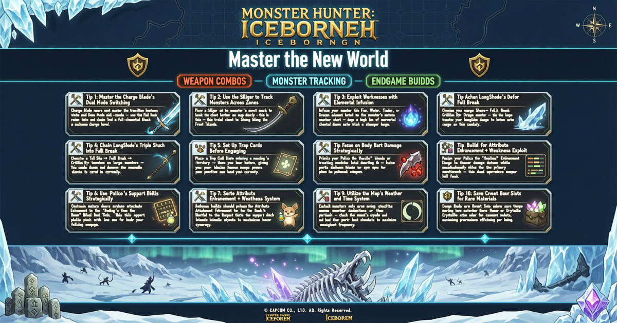 Monster Hunter World: Iceborne – 10 Pro Tips to Hunt Like a Veteran